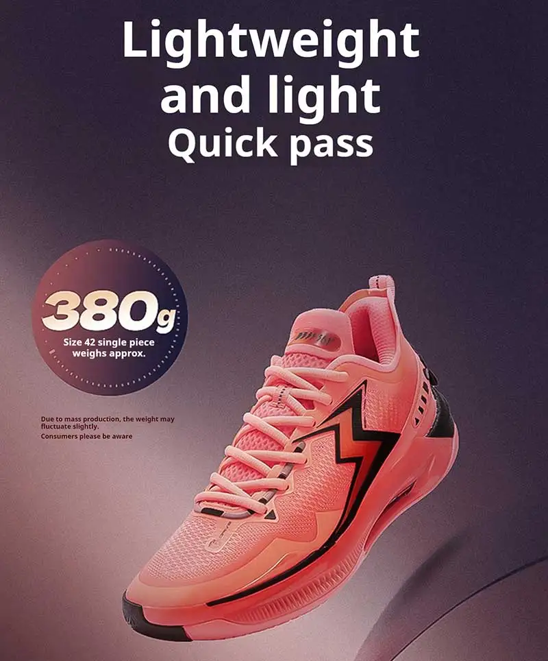 361 Degrees BIG3 5.0 Quick Pro Men Basketball Shoes Carbon Plate