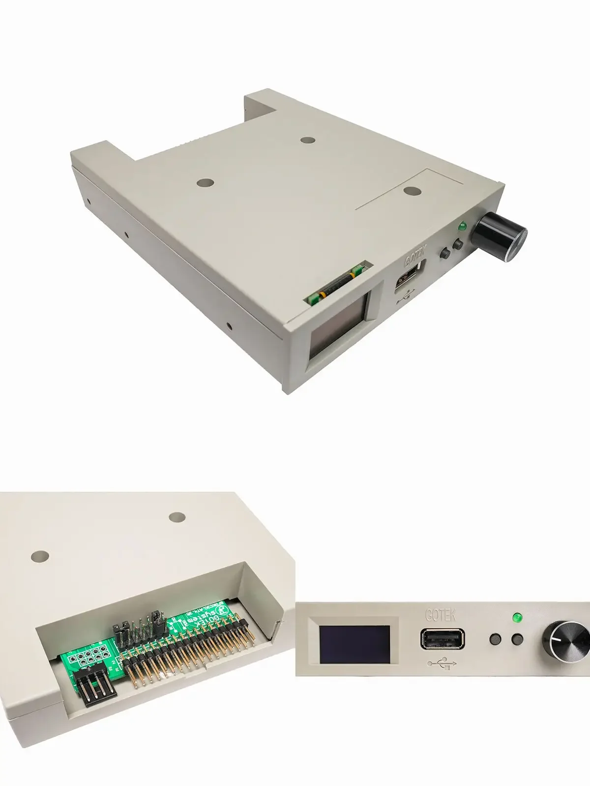 大型OLED Gotek フロッピーエミュレータ ノウハウ多数 動確済　FDD 大型OLED Gotek フロッピーエミュレーター ノウハウ多数 動確済