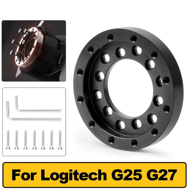 73mm Steering Wheel Adapter Plate For Logitech G25 G27 Compatible With 13  14 Steering Wheels PCD Racing Car Game Modification - AliExpress