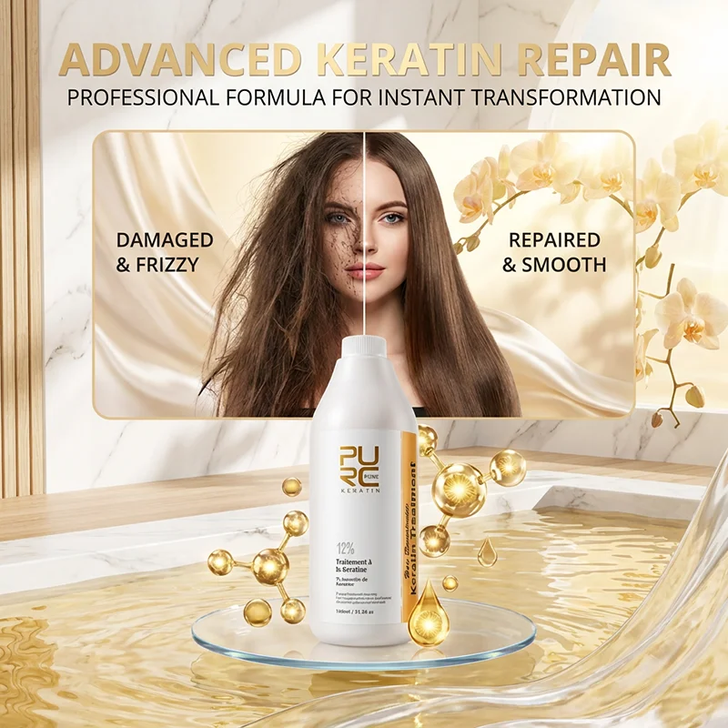 Tratamiento de queratina brasileña para alisar y reparar pelo_voghion.com