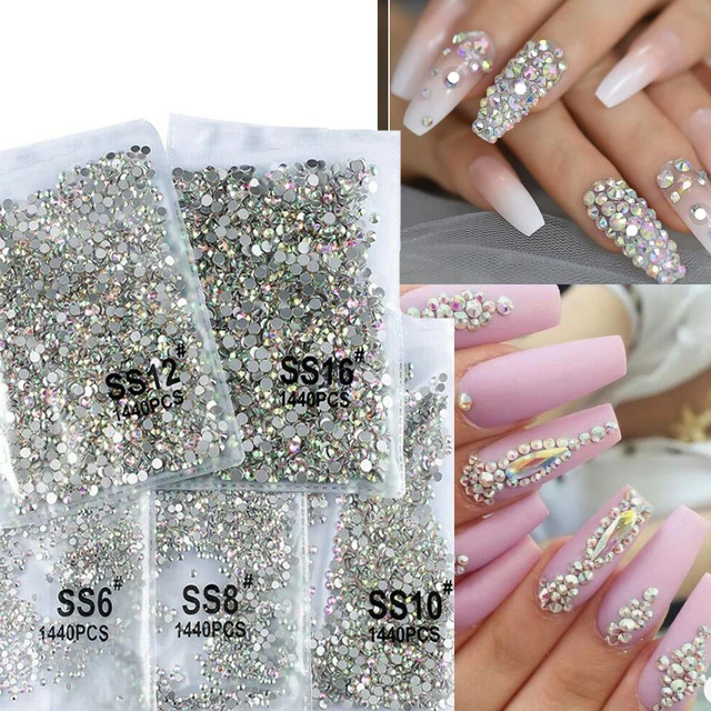 6PCS Curved Bottom Large Crystal 3D Nail Rhinestones Nail Charms Love Heart  Shape Diamond Bling Big Nail Crystal Gem Stone DIY - AliExpress