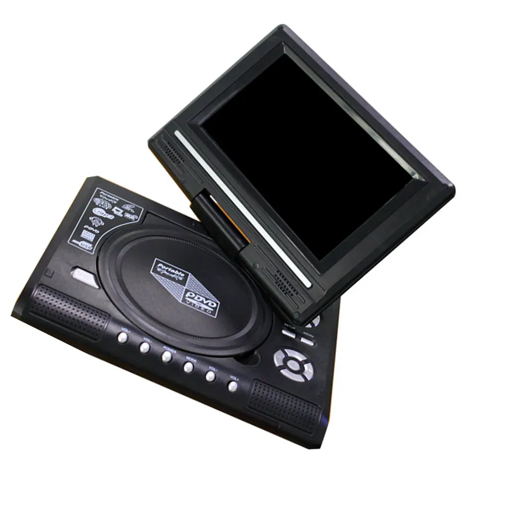 

DVD Player 7.8 inch CD Players 270 Degree Rotation Screen with Remote Control Portable Theatre Video Radio US Plug