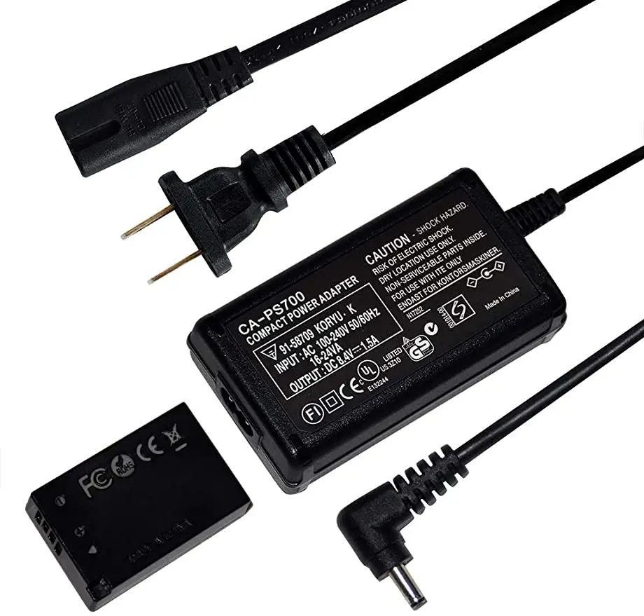 

KUTOU Replacement ACK-E17 AC Power Adapter DR-E17 DC Coupler ACK E17 Dummy Battery kit For Canon EOS M3 EOS M5 EOS M6 Camera