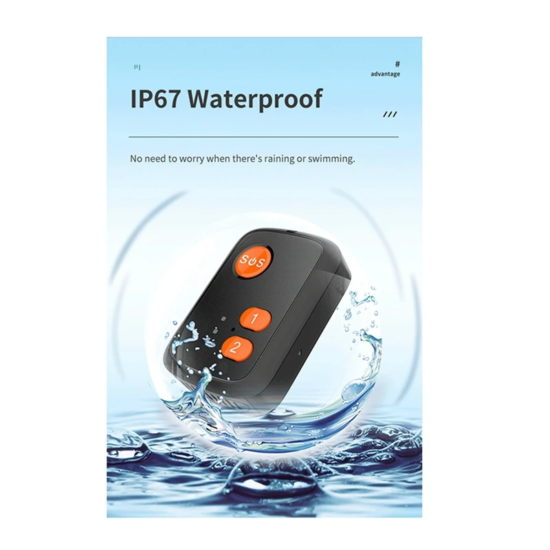 GPS + Beidou Tracker RF-V51 WIFI Compatible With 4G LTE/3G WCDMA/2G GSM SOS Alarm Two-Way Voice Tracking Waterproof gps tracker