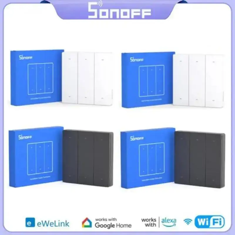 

Контроллер SONOFF WIFI R5 SwitchMan, 6-кнопочный смарт-переключатель с питанием от аккумулятора, работает с Alexa Google Home, 1-5 шт.