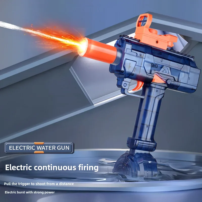 Uzi Electric Burst Water Gun Children's Toy Large Capacity Water Fighting Electric Burst Gun Children's Toy 2