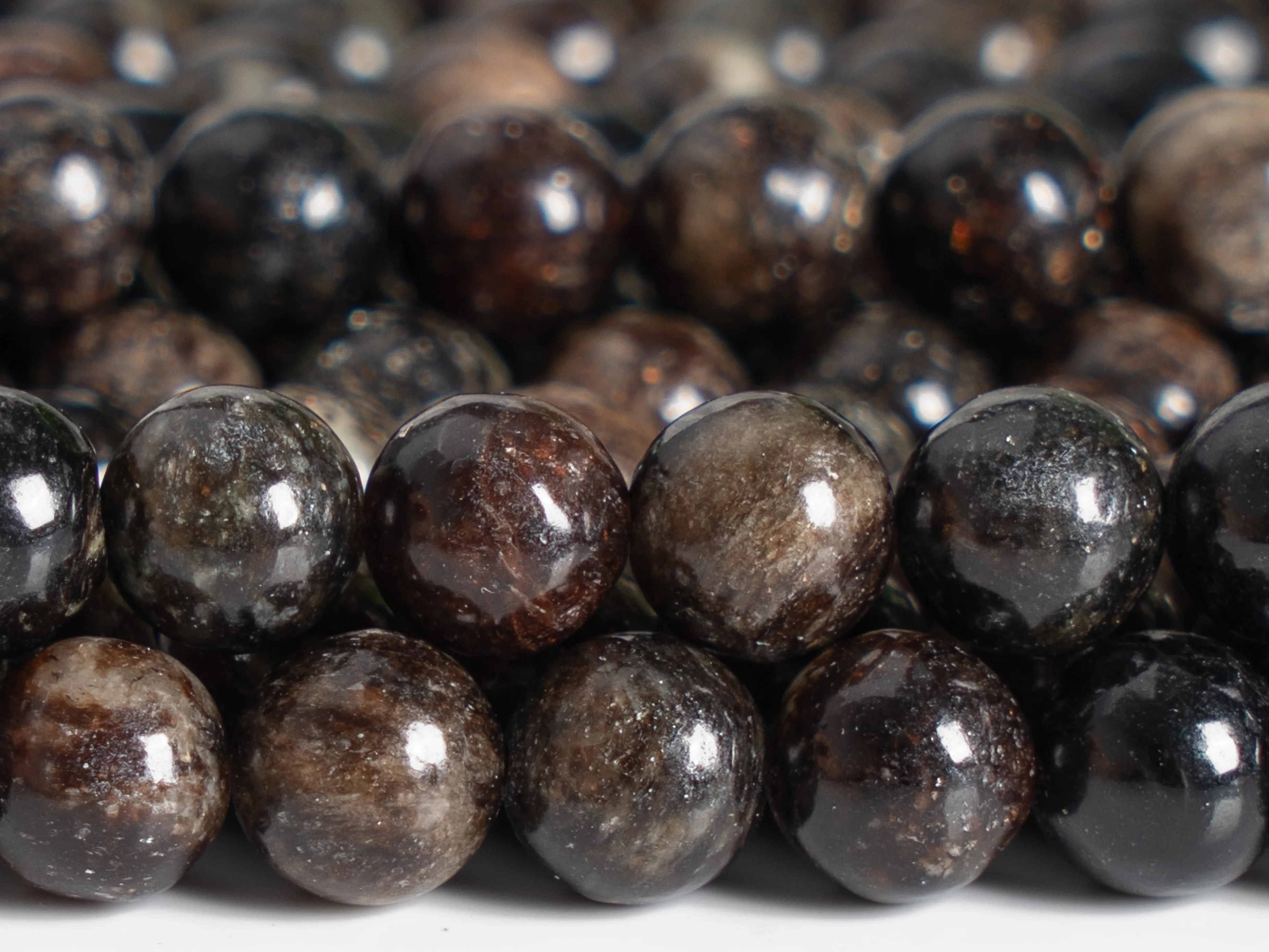 

Genuine Natural Golden Brown Black Phlogopite Beads Grade AAA Gemstone Round Loose Beads 4/6/8/10mm for Jewelry Making