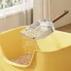 Stainless Steel Cat Litter Scoop Wooden Handle Long Handled Litter Box Shovel Deep Shovel Hollow Design 3
