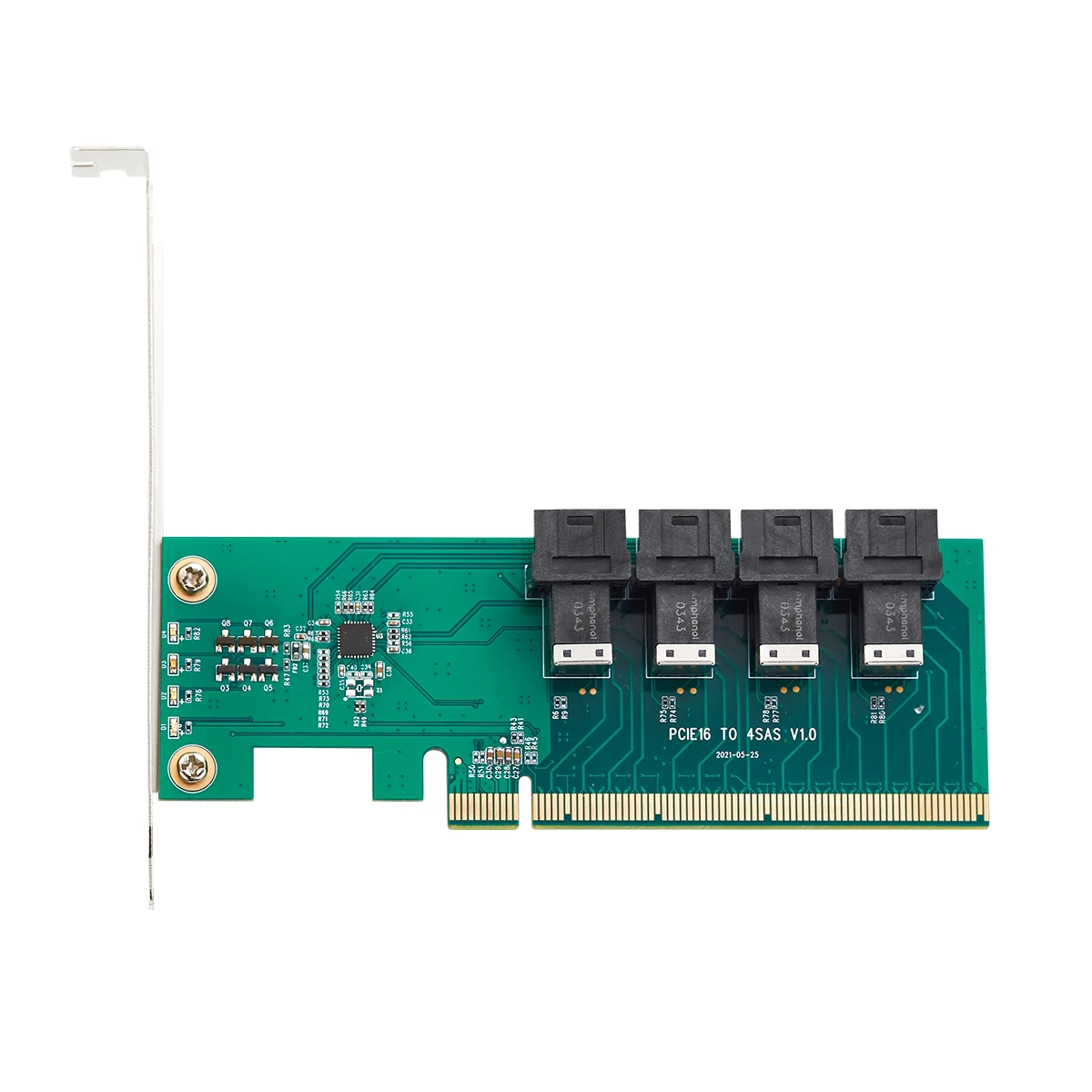 Ngff Pci-e 16x a Portas U.2 Placa de Expansão Não Bifurcação Sff8643 Nvme Adaptador Ssd para Placa-mãe - Imagem 4