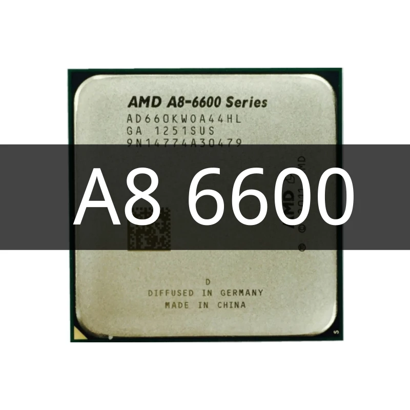 AMD A8-Series A8 6600K A8 6600 3.9GHz Quad-Core CPU Processor AD660KWOA44HL Socket FM2 latest processor in laptop CPUs