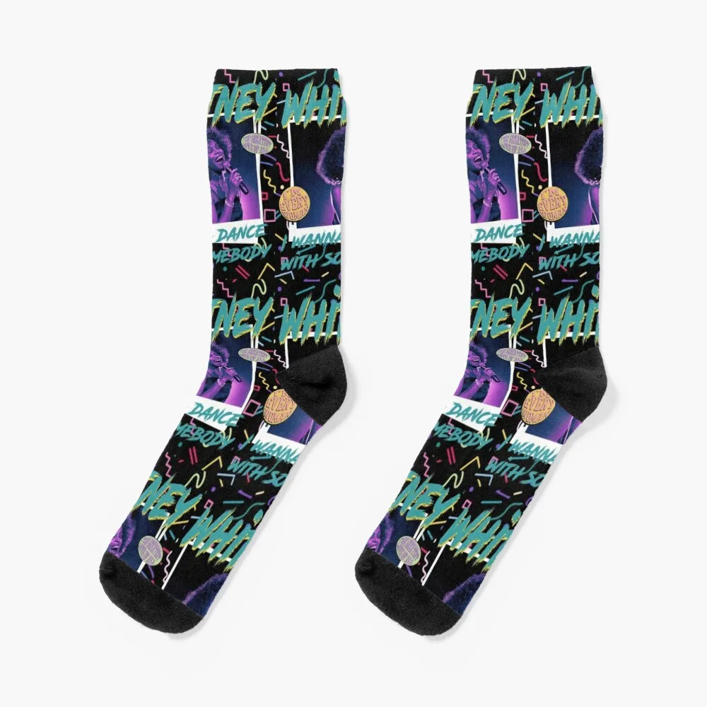 

whitney houston new design for you if you love her tell me, peace Socks ankle cycling Women's Socks Men's