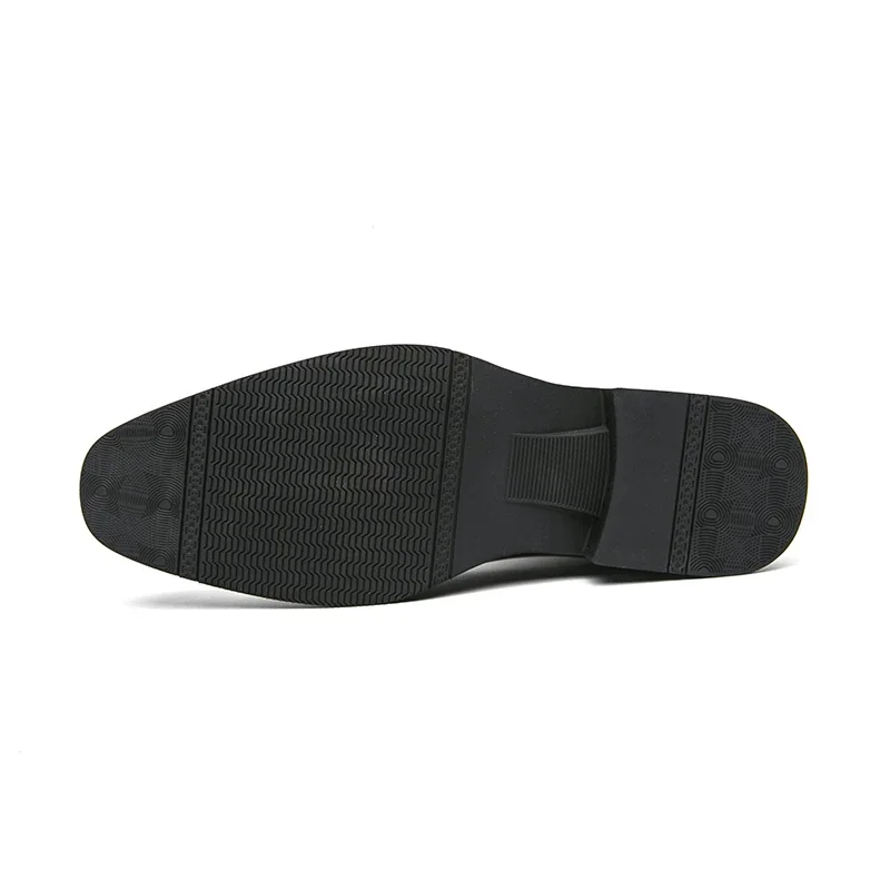 Spring New Men's Fashion All Match Outdoor Leather Shoes Breathable Business Casual Loafers British Foot Leather Shoes