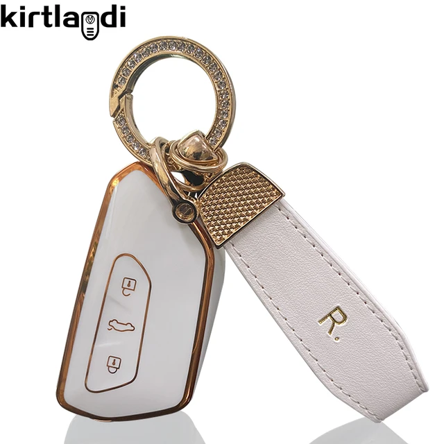 Shell Fob Keychain Für Skoda Octavia A8 Für Seat Leon FR MK4 Cupra Für  Volkswagen VW Golf 8 MK8 ID 4 ID 6 TPU Auto Schlüssel Fall Abdeckung -  AliExpress