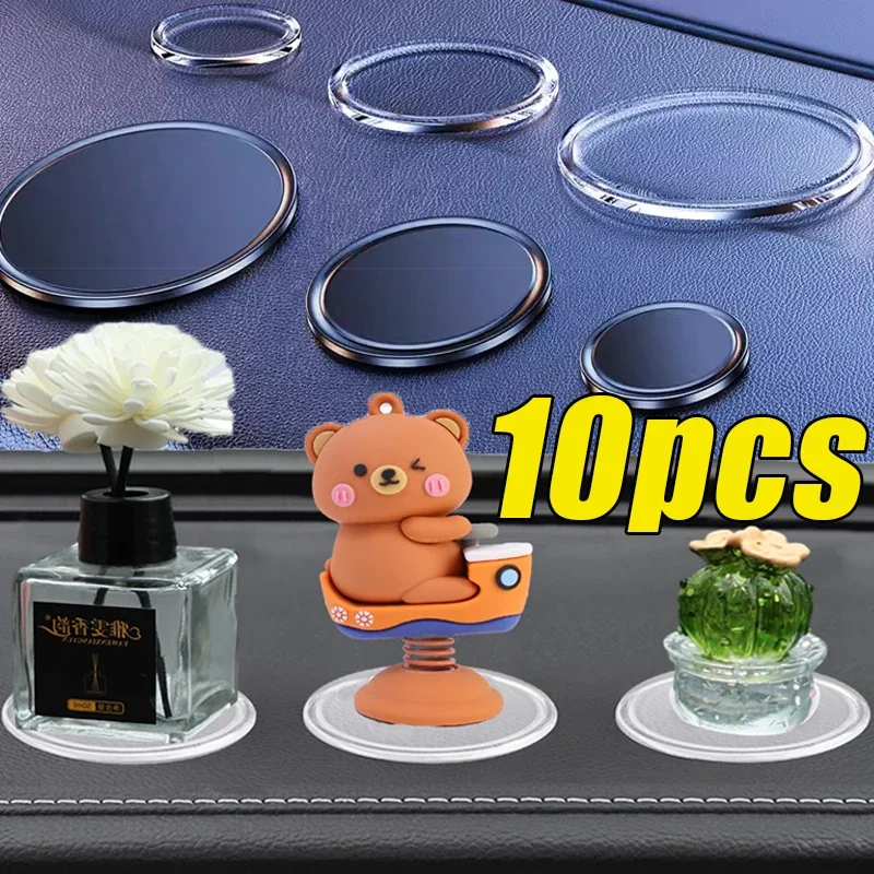 Anti-slip Mat Car Ornaments Car Placemat Center Console Dashboard Cell Phone Silicone Fixed Adhesive High Temperature Resistant