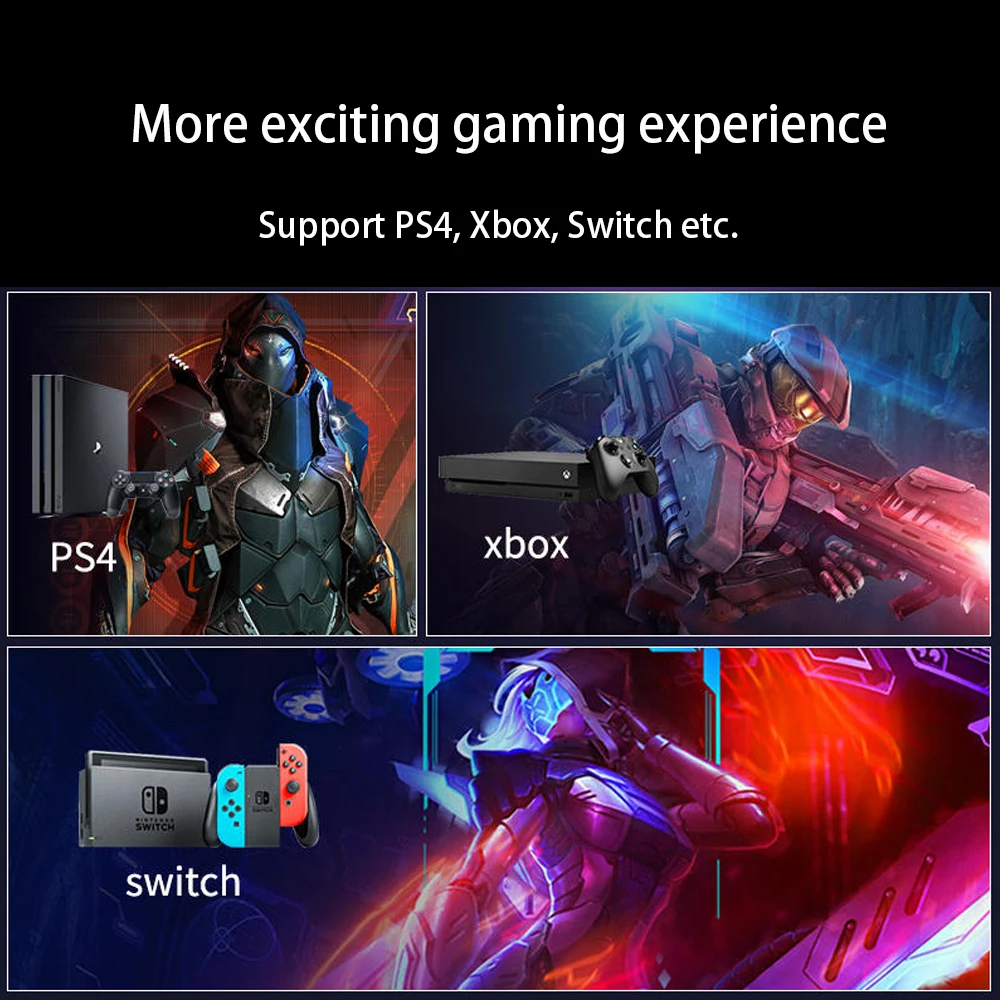 ޴ 14 ġ ġ ũ , CŸ 1080P FHD ܺ  ũ, Ʈ PC PS4 Xbox ġ ӿ ÷