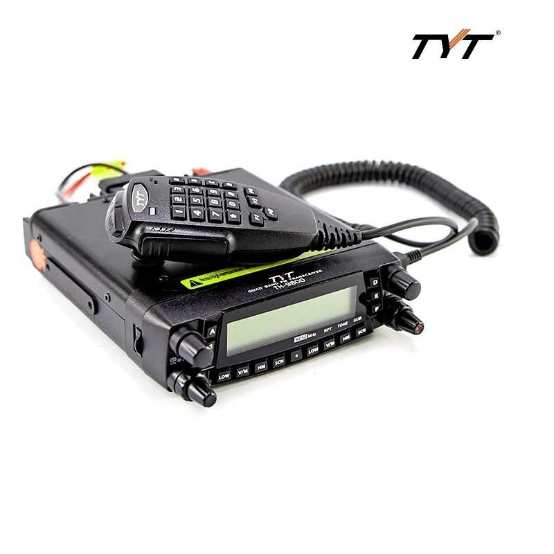 TYT TH-9800 Quad Band Mobile Transeiver AM FM 29/50/144/430MHz Car Radio  50W MAX Mobile Radio Wireless Communication Intercom AliExpress