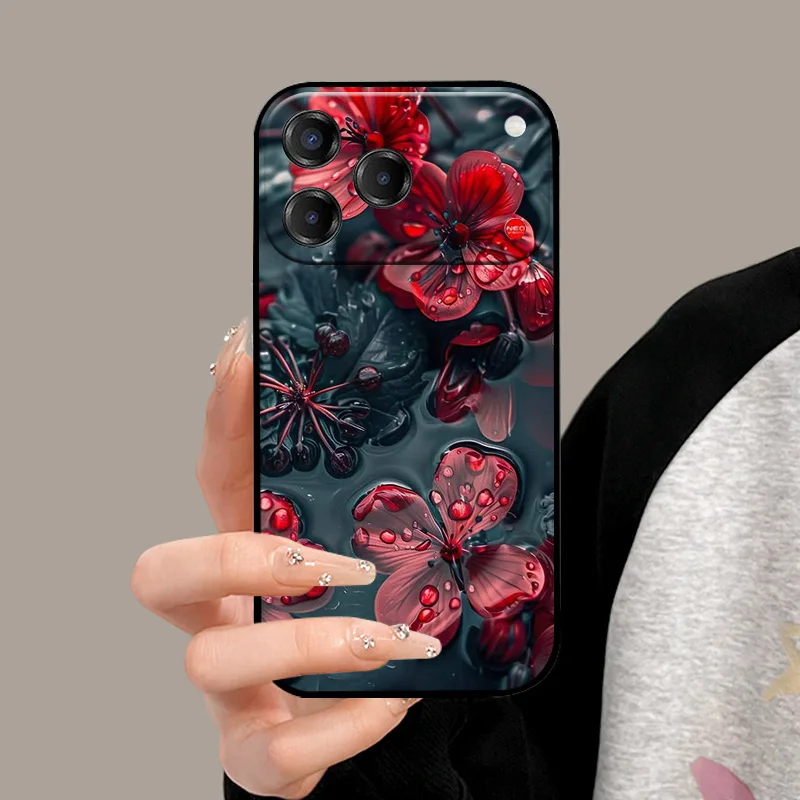 Wolf Design Soft Silicone Shockproof Phone Case Cover, TPU Material