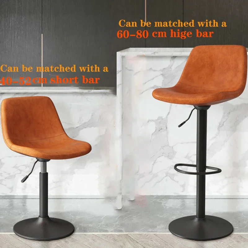 modern Counter Stool Bar Chair Can Lift and Rotate Modern Backrest Bar Stool Home Chair Wrought Ron High Stools Kitchen