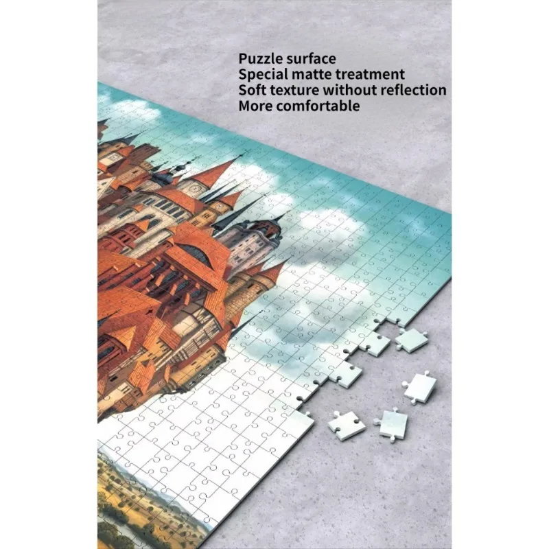 Jigsaw Puzzle 2000pcs Paper City of Sky High Difficulty Landscape Painting Creative Stress Relieving
