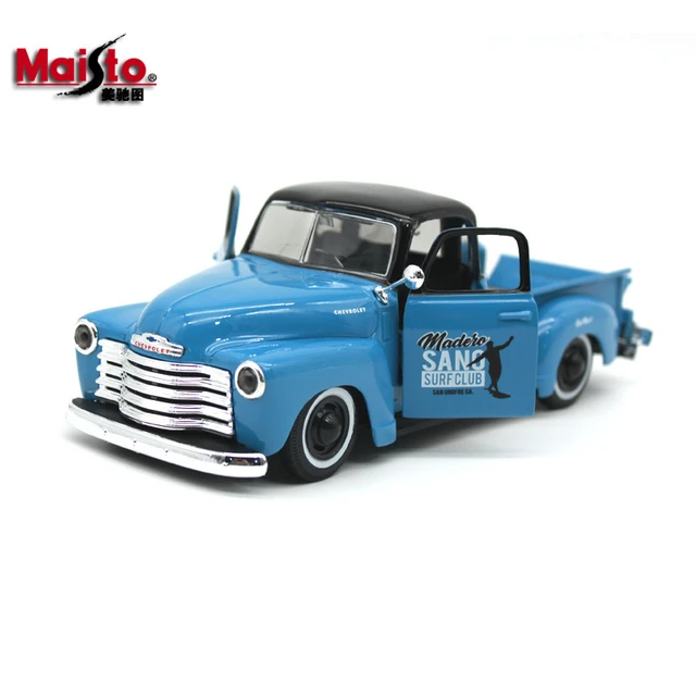 Le Camion Pick-Up en bois et silicone Vert menthe