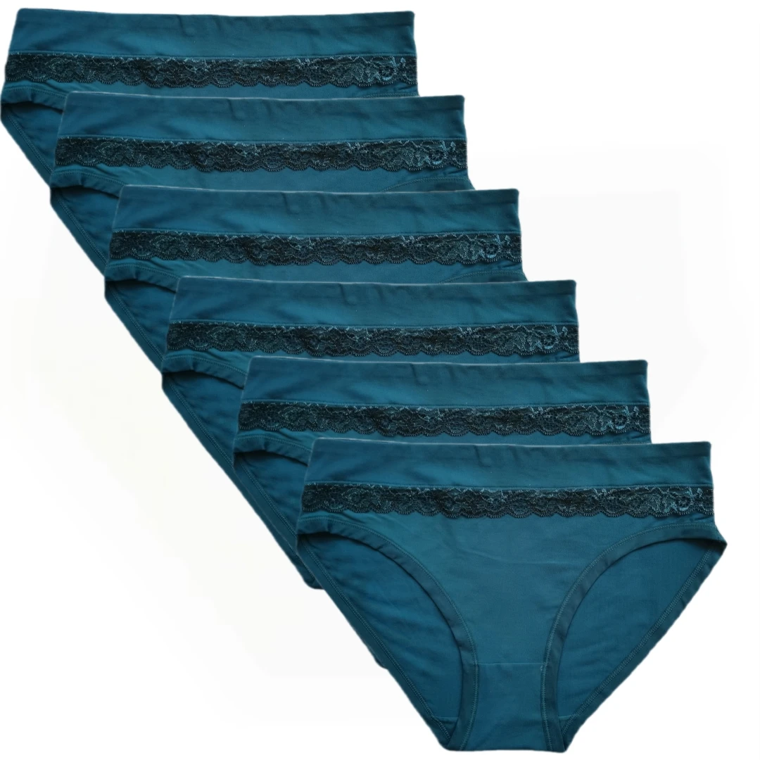Women's Panties Plus Size,Modal Women's Underpants,Lace Briefs,Oversized Woman Underwear Panty,Sexy Hipster Panty Woman 6pcs/lot