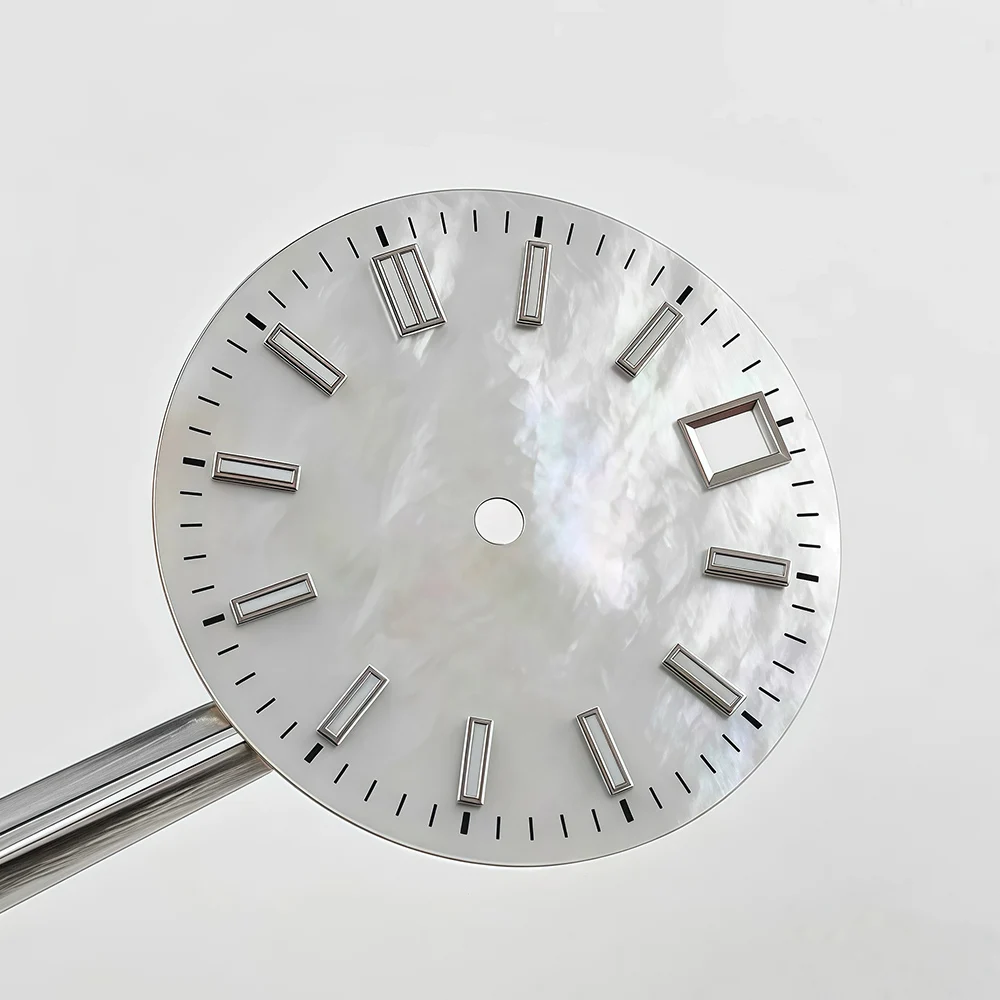 Blue Luminous Dial for DIY Watch Modification - 28.5mm