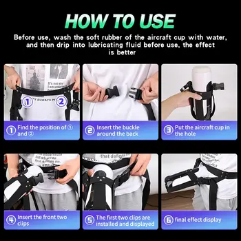 Adjustable Strap-on Automatic Male Masturbation Cup Elasticity Wearable Hands Free Masturbator Sex Toys for Man  Adult Goods