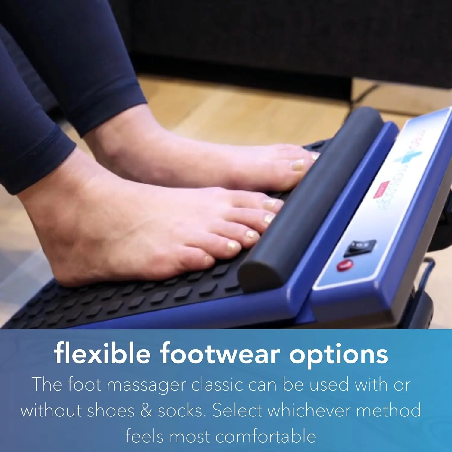 Classic Foot Deep Tissue Massage Therapy, at-Home Massager, Dual Speed, Portable & Compact, Fast Relief fro
