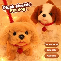 Realistic Plush Simulation Cute Dog Children Toy Can Walking Call Electric Interactive Robot Pet Dog Toddler Christmas Gift 1