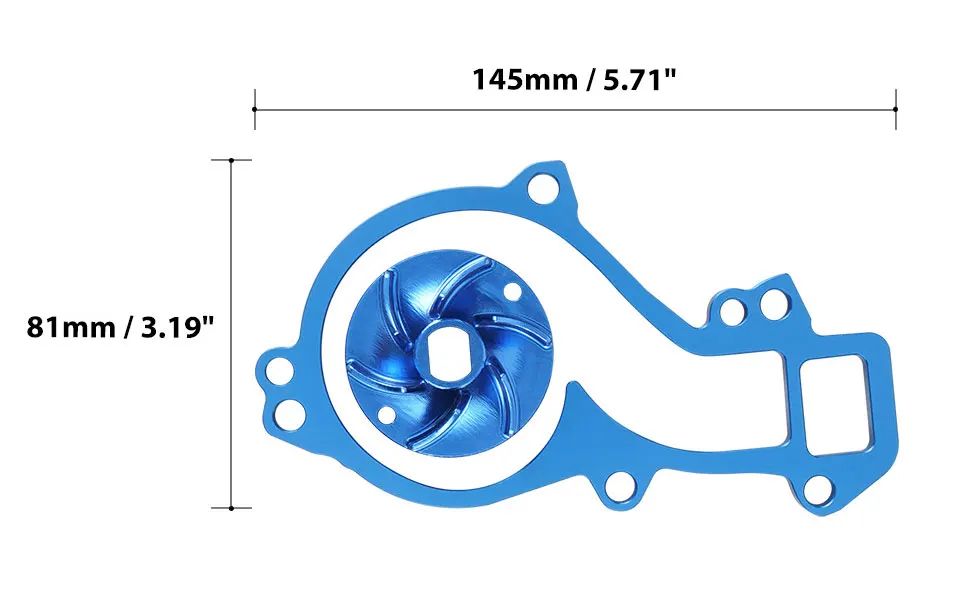 Für KTM 690 Enduro R SMC R 2008-2025 Wasserpumpe Kühler Laufrad Spacer Husqvarna 701 Enduro Supermoto 2016-2025 GasGas 700ES SM – Detail 9