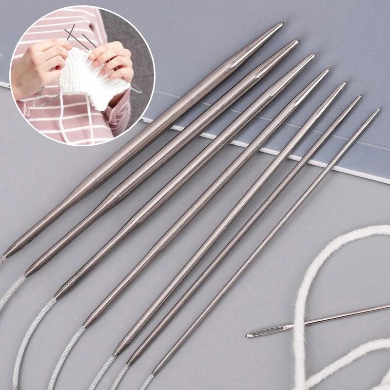 Knitting Yarn Knitting Needles Cable Circular Needles With Double Pointed Flexible For Socks knitting needles