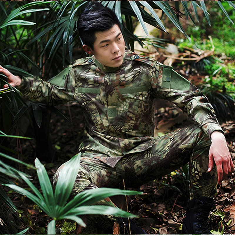 Army Airsoft Tactical BDU Uniform Kryptek Mandrake Camouflage Suit Airsoft Paintball Shirt Hunting Clothing