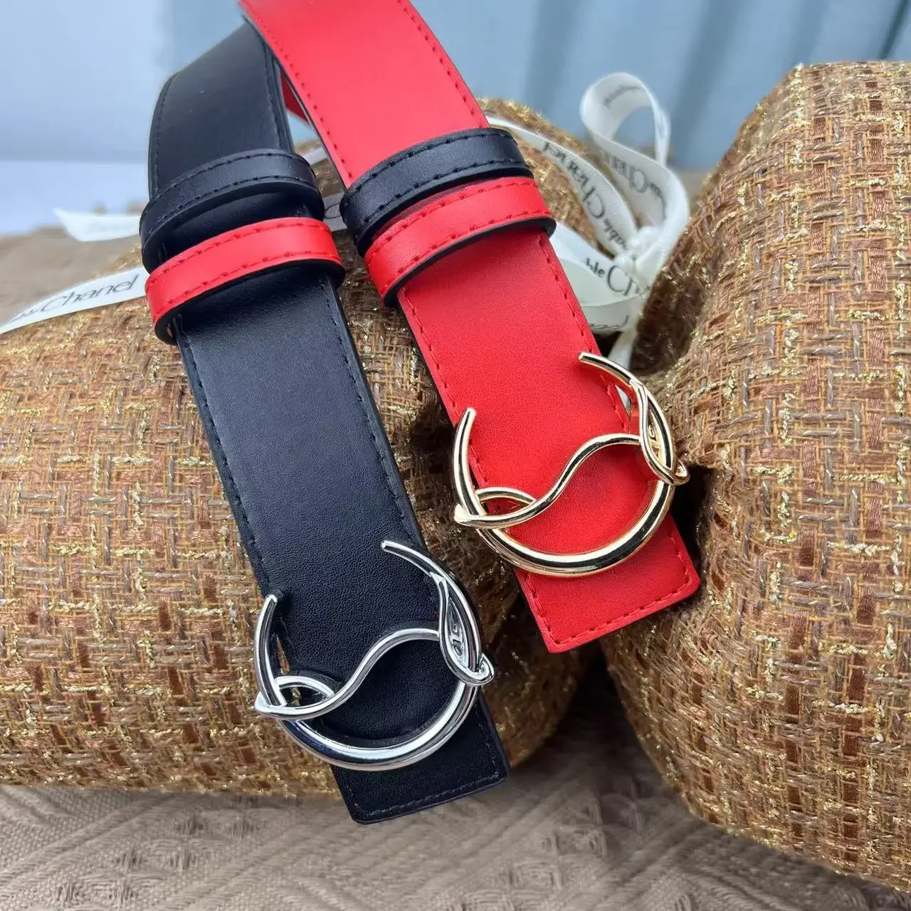 

2024 New Leather Niche Brand High-end Men's 3.8 Wide Belt Luxury Brand Business Leisure Fashion Belt Lychee Pattern Belt