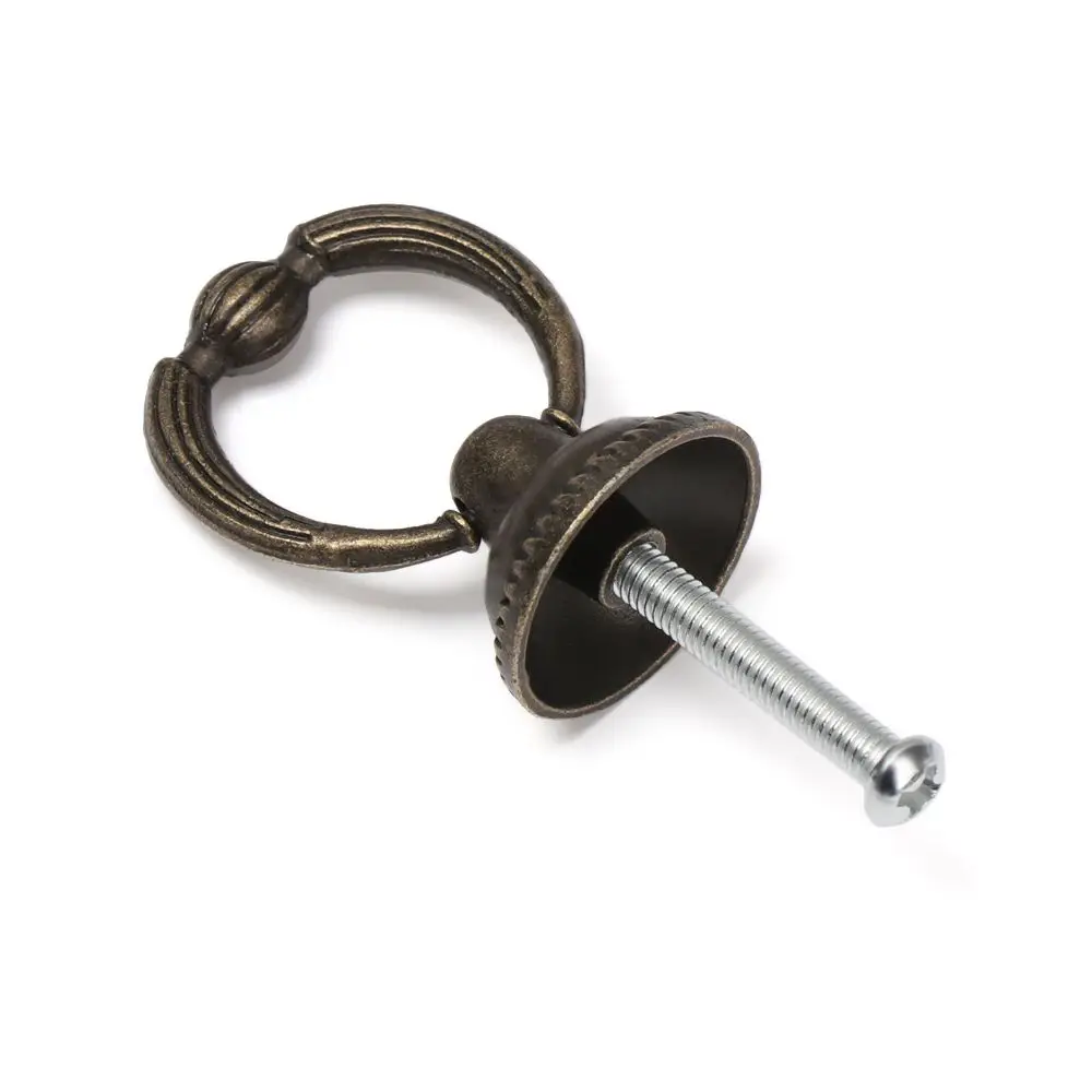 Description Picture 4 of itemMulti-purpose Cabinet Pull Retro European Style Furniture Knobs Bronze Handles Single Hole Wardrobe Pulls
