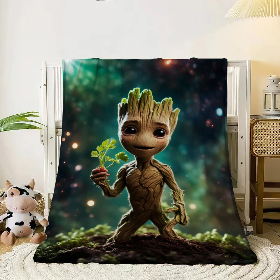 King Size Guardians of The Galaxy Groot Cobertor Fino, 4 Temporada  Cobertor, Sofá, Camas, Salas, Viagem, Cobertores de Piquenique, Presente -  AliExpress, image size:960x960