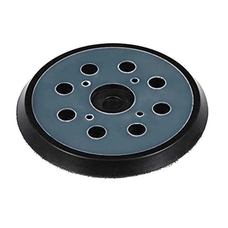 Hook Loop Sanding Backing Pad 5 Inch 8 Holes 125Mm For Makita Orbital Sander Disk Discs Porter Cable Backup Stick On Pad