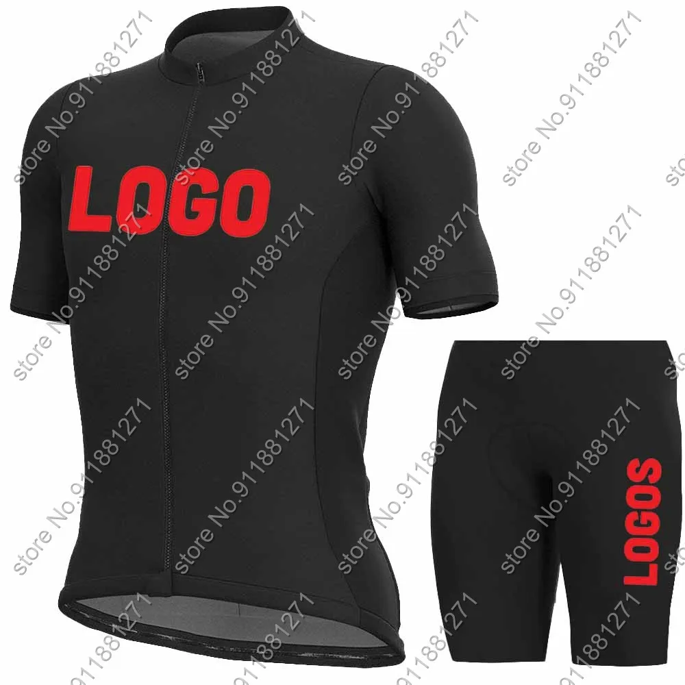 2024 Custom DIY Cycling Jersey Set Black Factory Cycling Clothing Road Bike Shirts Suit Bicycle Bib Shorts MTB Wear Ropa 4