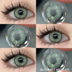 Vibrant Blue & Green Fashion Contact Lenses - High-Quality Cosmetic Eye Enhancers (VENICE-GREEN)