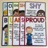 10Pcs Emotional Processing Posters Feelings Chart for Kids Wall Decro Chart Growth Mindset Teacher Teaching Aids Montessori 3