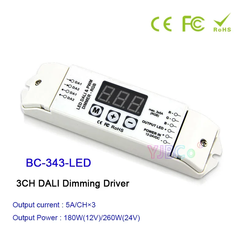 

Single Color/RGB/RGBW LED DALI Dimming Driver 12V-24V 1CH/3CH/4CH DALI Dimming signal Dimmer Controller For LED Strip,Light