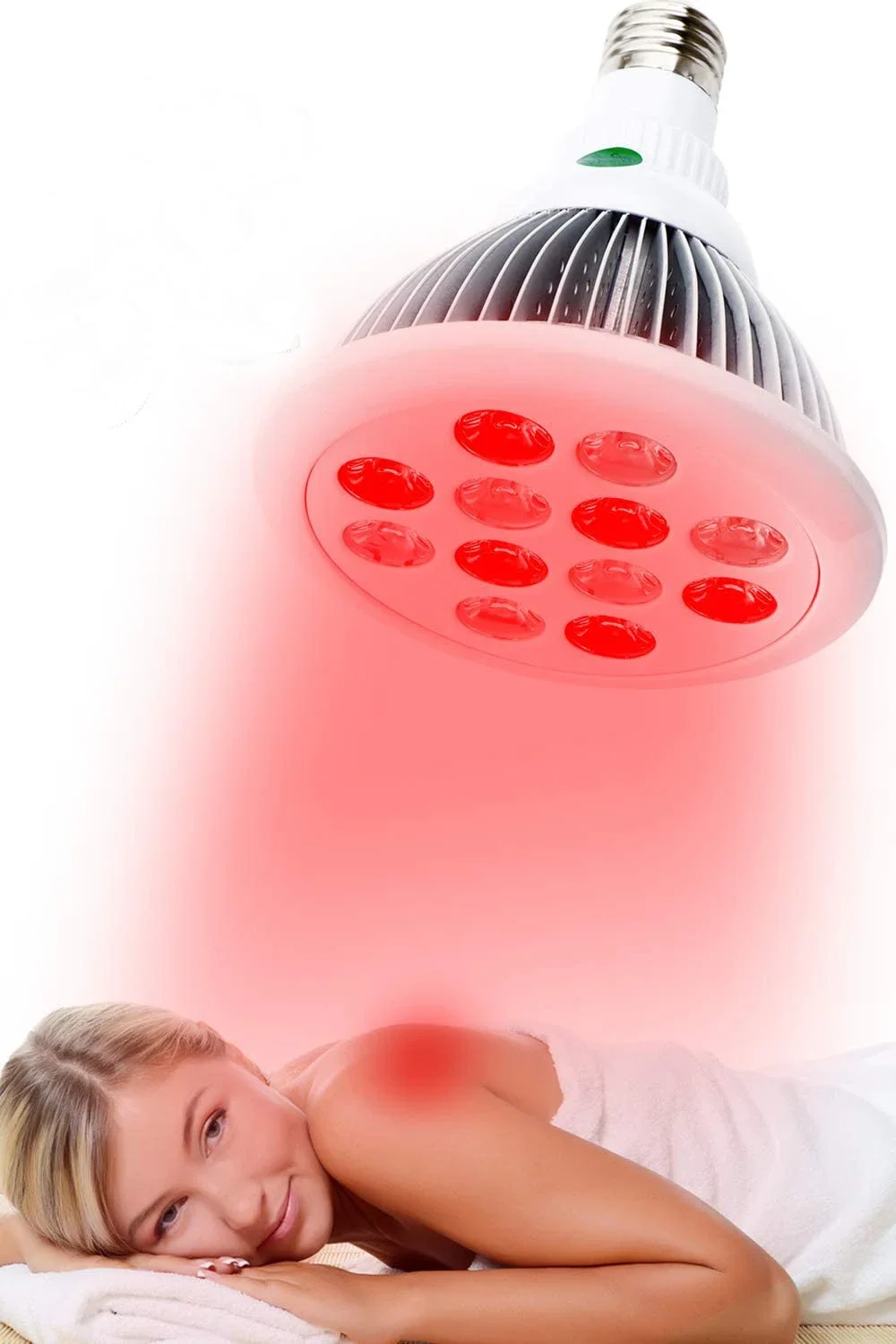 Red Light Therapy for Body, face,Near Infrared Light Bulb, 660nm 850nm for Pain Relieve on Muscles Joints and Skin, 12-36W E27