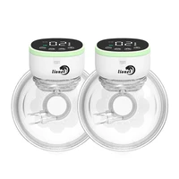 Wearable Electric Breast Pump Hands-free Milk Collection Invisible, Automatic Intelligent Double-sided Breast Pump Portable 1