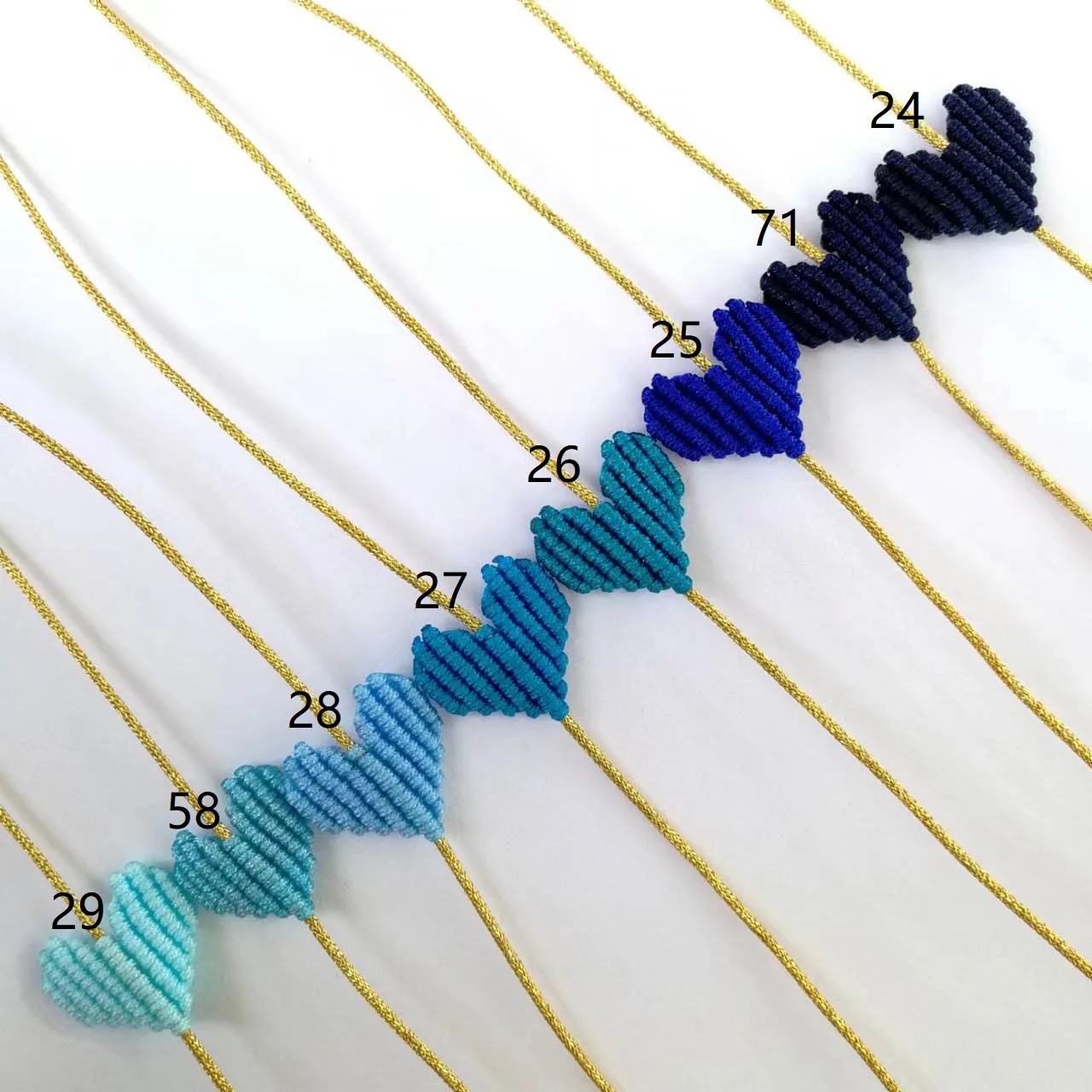 Bracelet Tressé en Forme de Cœur de Bohème, 75 Couleurs Bonbons, Arc-en-Ciel, Porte-Bonheur, Fil Simple, Bijoux Faits à la Main, Meilleur Cadeau