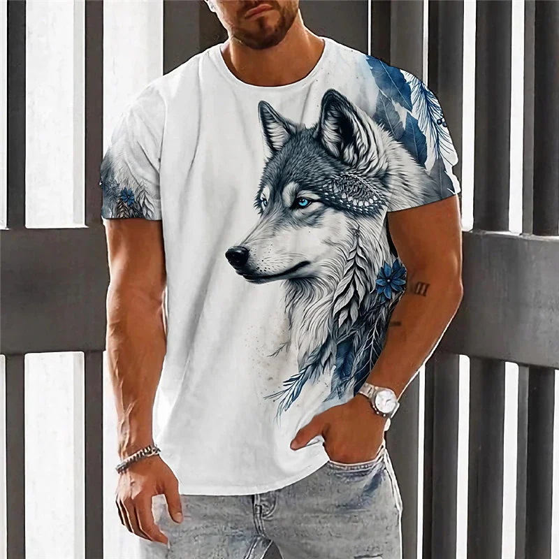 

Wolf Eagle T-Shirts Animal 3D Printed Streetwear Men Women Casual Fashion Oversized Short Sleeve T Shirt Kids Tees Tops Clothing