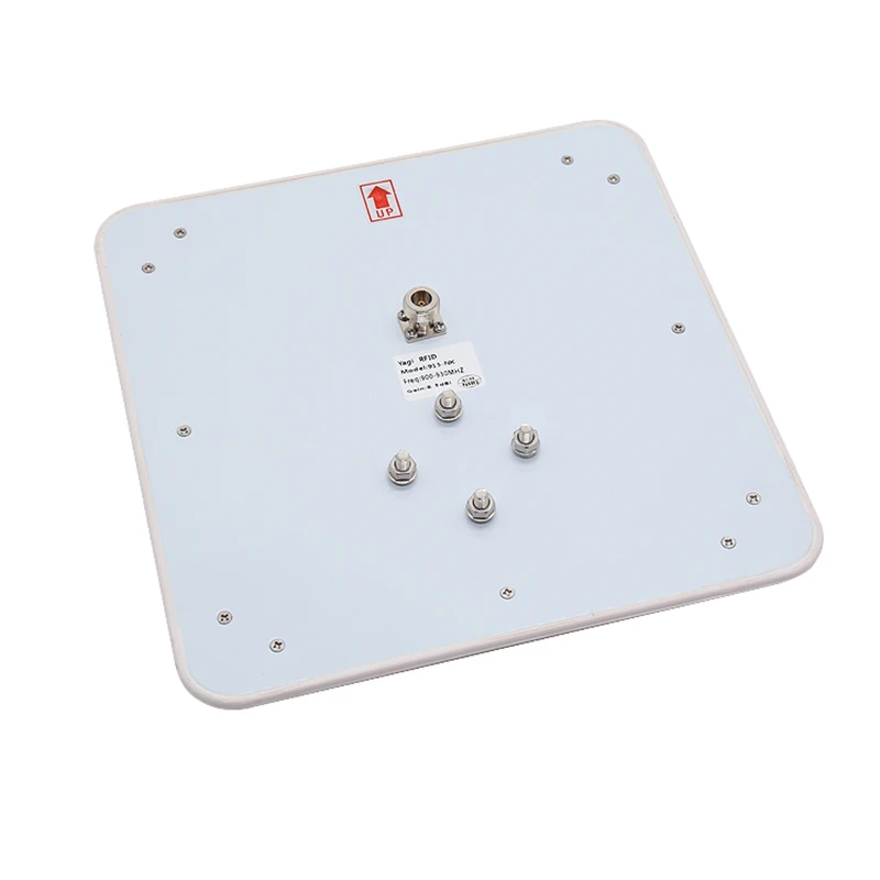 915MHZ RFID Flat Antenna Metal Bracket Outdoor Waterproof 9dBi IoT Ultra High Frequency Directional N Female