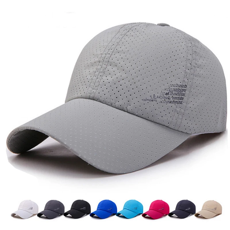 Quick-drying Women's Men's Golf Fishing Hat Summer Outdoor Sun Hat Adjustable Unisex Baseball Cap