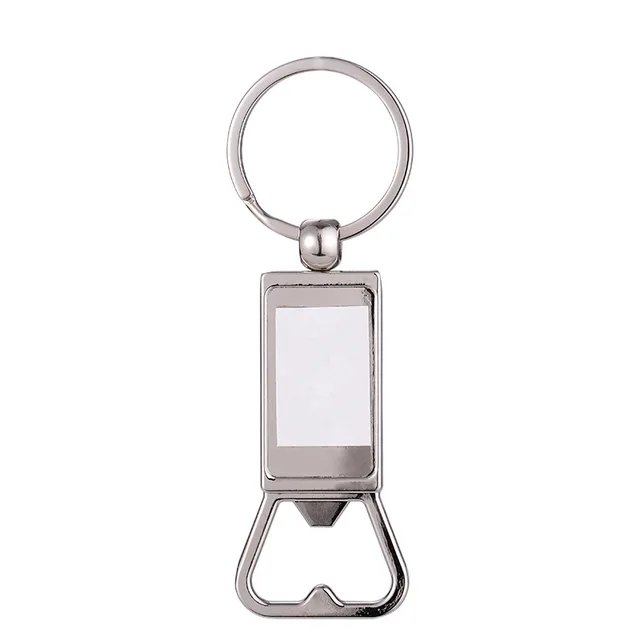 Sublimation Bottle Opener, Heat Transfer Blank Keychains Aluminum