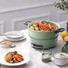 Morphyrichards 220V Multi Pot Electric Hotpot Household 3L Split Double Flavour Hotpot Electric Frying Pan Electric Cooker 2