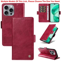 Luxurious Leather Anti-Theft Wallet Flip Phone Case for Galaxy j1 2016 (Wine Red)