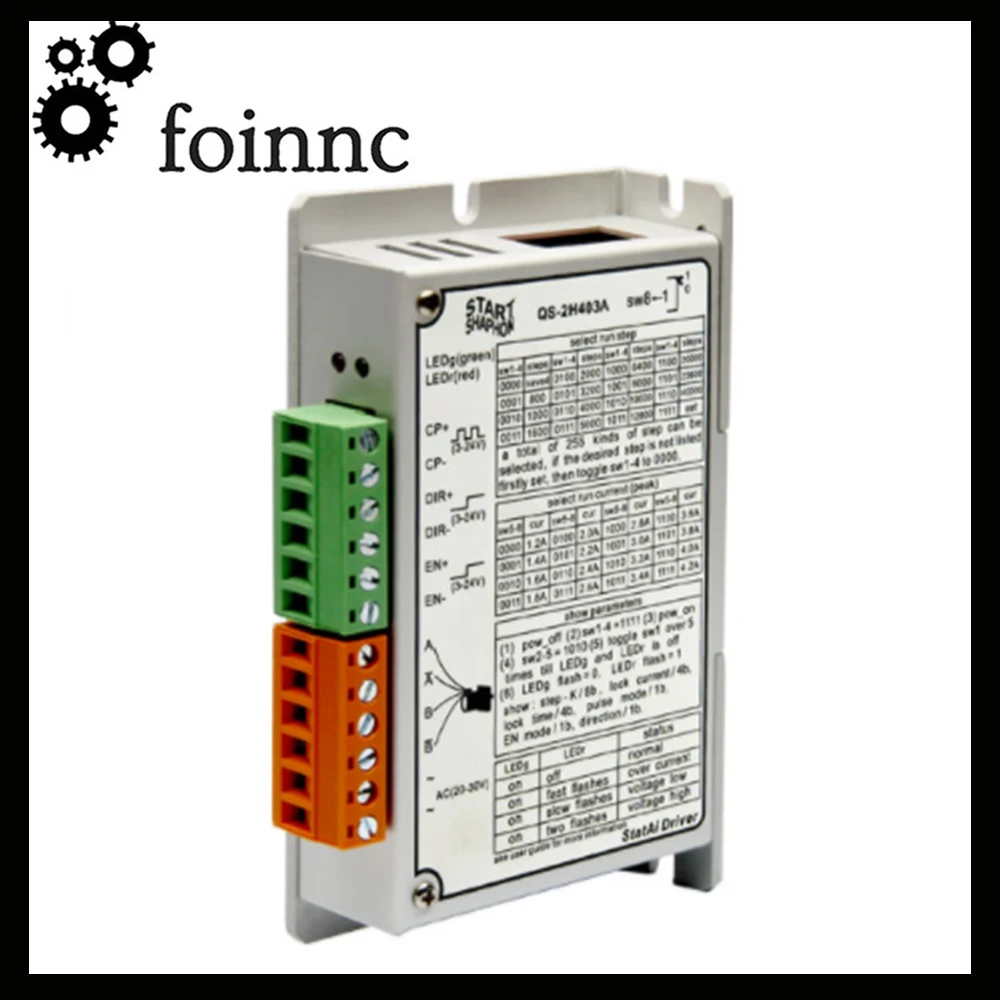 

Новый продукт, ЧПУ Старт, двухфазный Драйвер шагового двигателя, полный цифровой Драйвер шагового двигателя, подходит для 23HS2003 23HS3002Z
